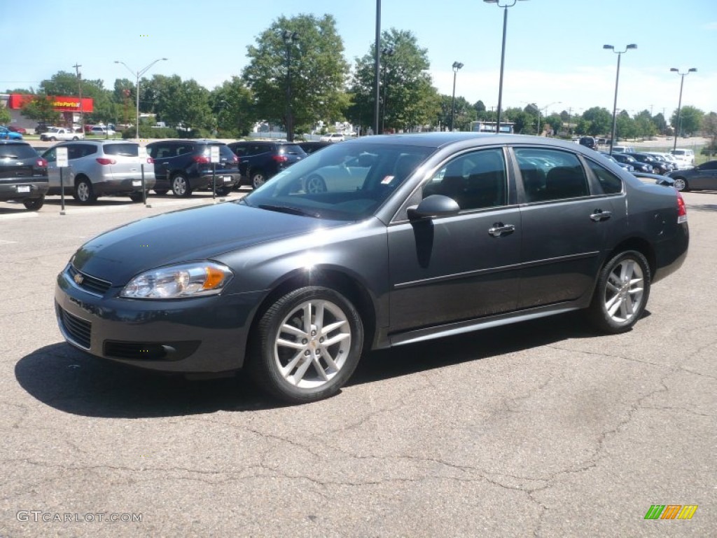 2011 Impala LTZ - Cyber Gray Metallic / Ebony photo #2