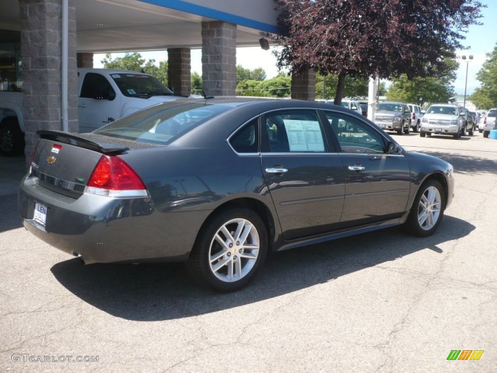2011 Impala LTZ - Cyber Gray Metallic / Ebony photo #6