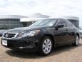 2008 Nighthawk Black Pearl Honda Accord EX-L Sedan  photo #9