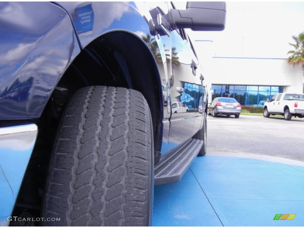 2004 F150 XLT SuperCrew - True Blue Metallic / Medium/Dark Flint photo #10