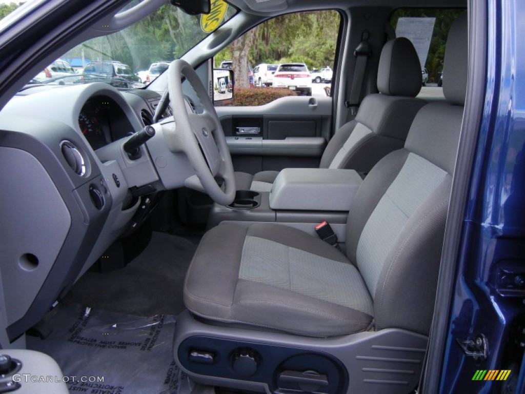 2004 F150 XLT SuperCrew - True Blue Metallic / Medium/Dark Flint photo #11
