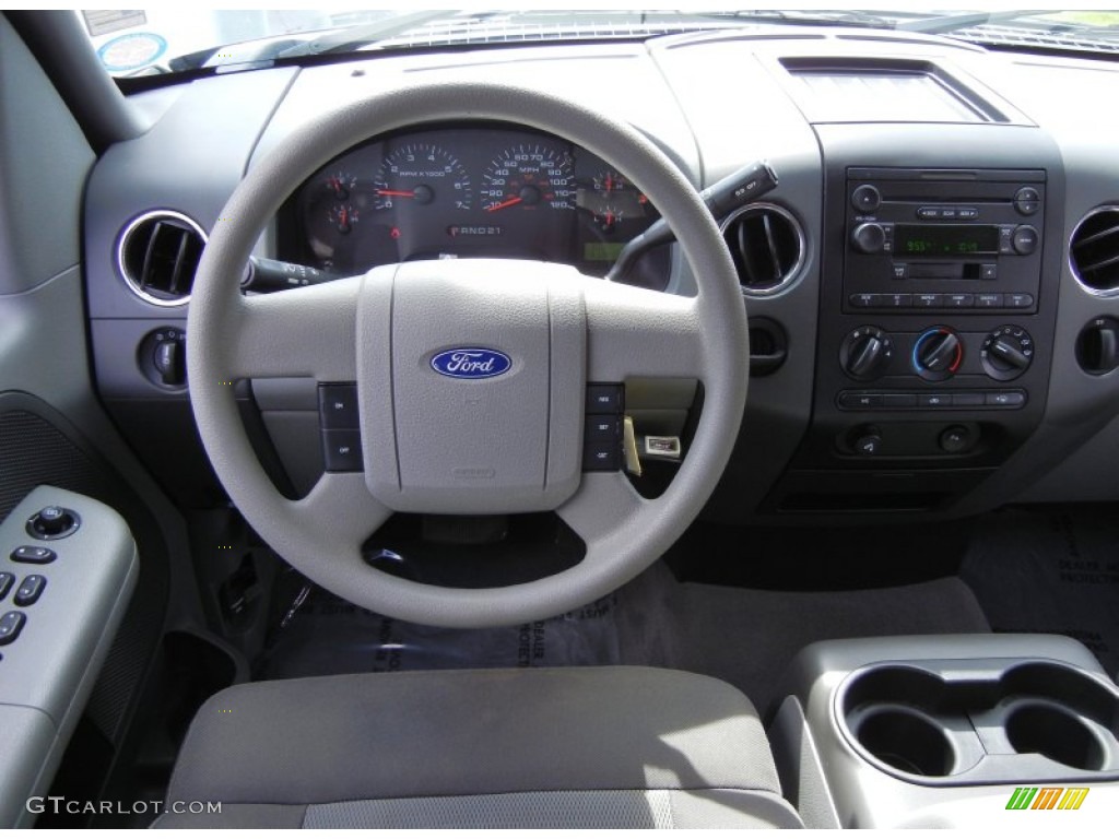 2004 F150 XLT SuperCrew - True Blue Metallic / Medium/Dark Flint photo #19
