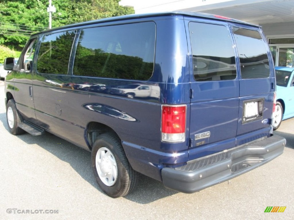 Dark Blue Pearl Metallic 2008 Ford E Series Van E150 XL Passenger Exterior Photo #66897676