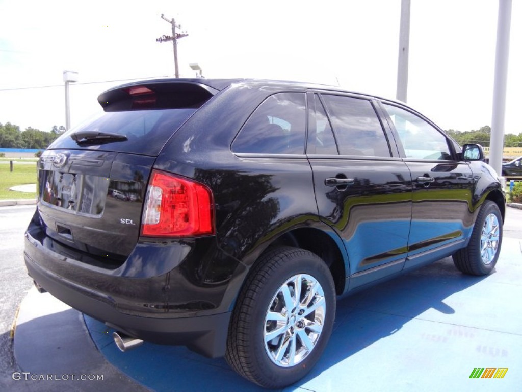 2013 Edge SEL - Tuxedo Black Metallic / Charcoal Black photo #3