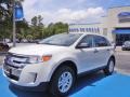 2013 White Suede Ford Edge SE  photo #1