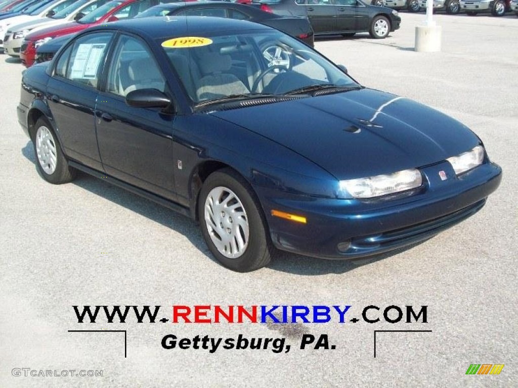 1998 S Series SL2 Sedan - Dark Blue Pearl Metallic / Tan photo #1