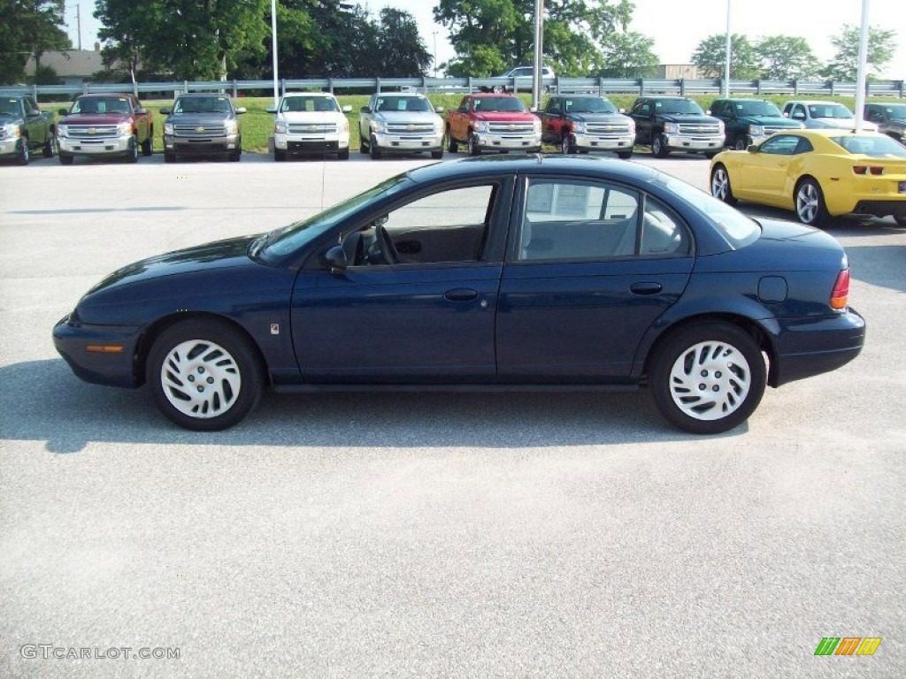 1998 S Series SL2 Sedan - Dark Blue Pearl Metallic / Tan photo #12