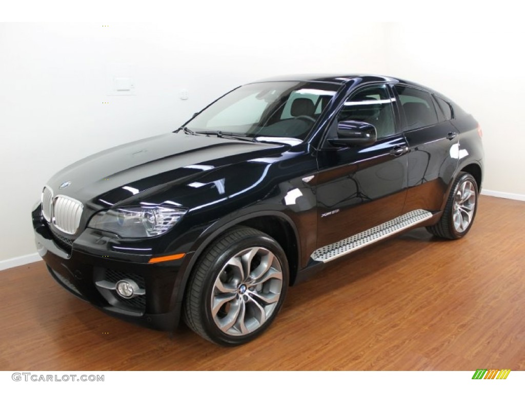 2011 X6 xDrive50i - Black Sapphire Metallic / Black photo #1