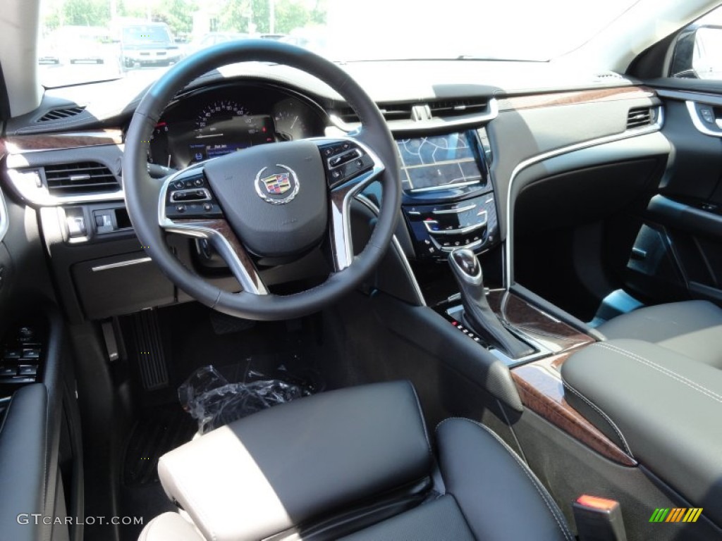 2013 Cadillac XTS Luxury AWD Jet Black Dashboard Photo #66899530