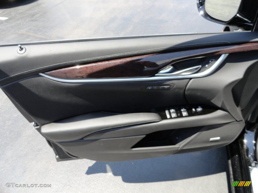 2013 Cadillac XTS Luxury AWD Jet Black Door Panel Photo #66899557