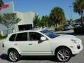 2008 Sand White Porsche Cayenne Turbo  photo #2