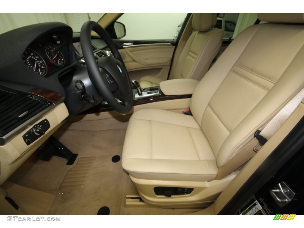Sand Beige Interior 2013 BMW X5 xDrive 35i Premium Photo #66902119