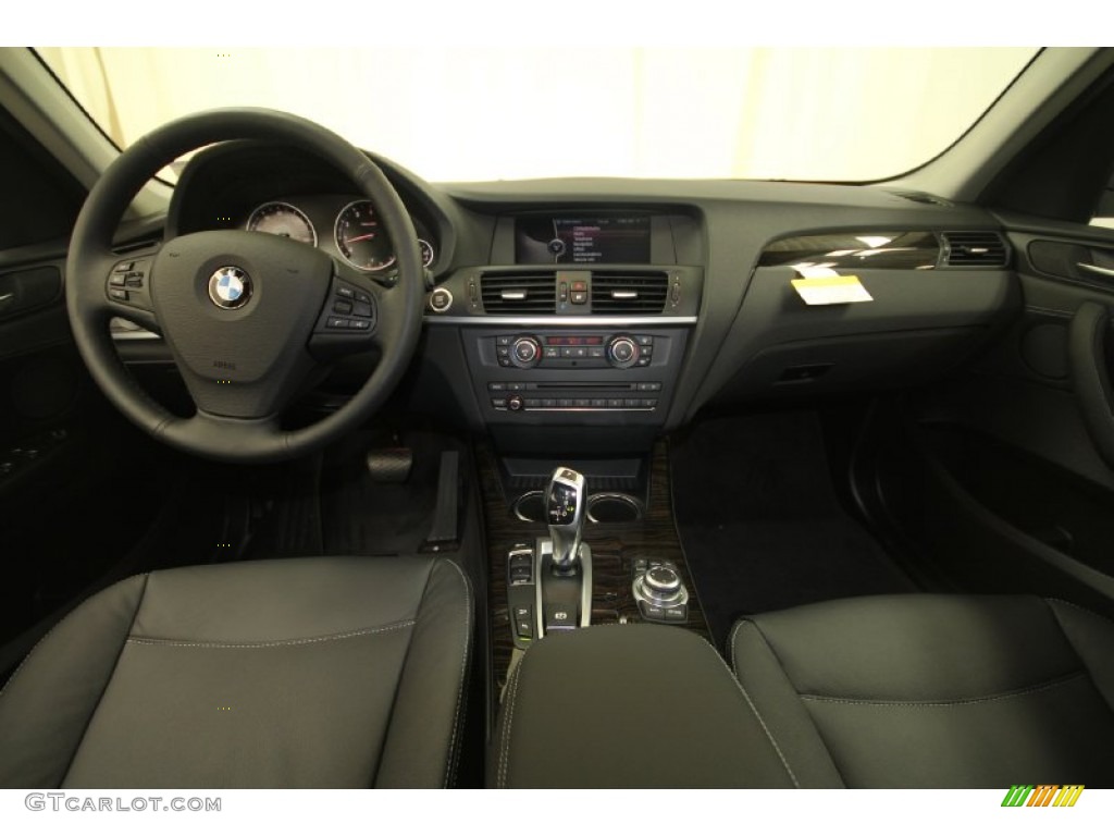 2013 BMW X3 xDrive 28i Black Dashboard Photo #66902353