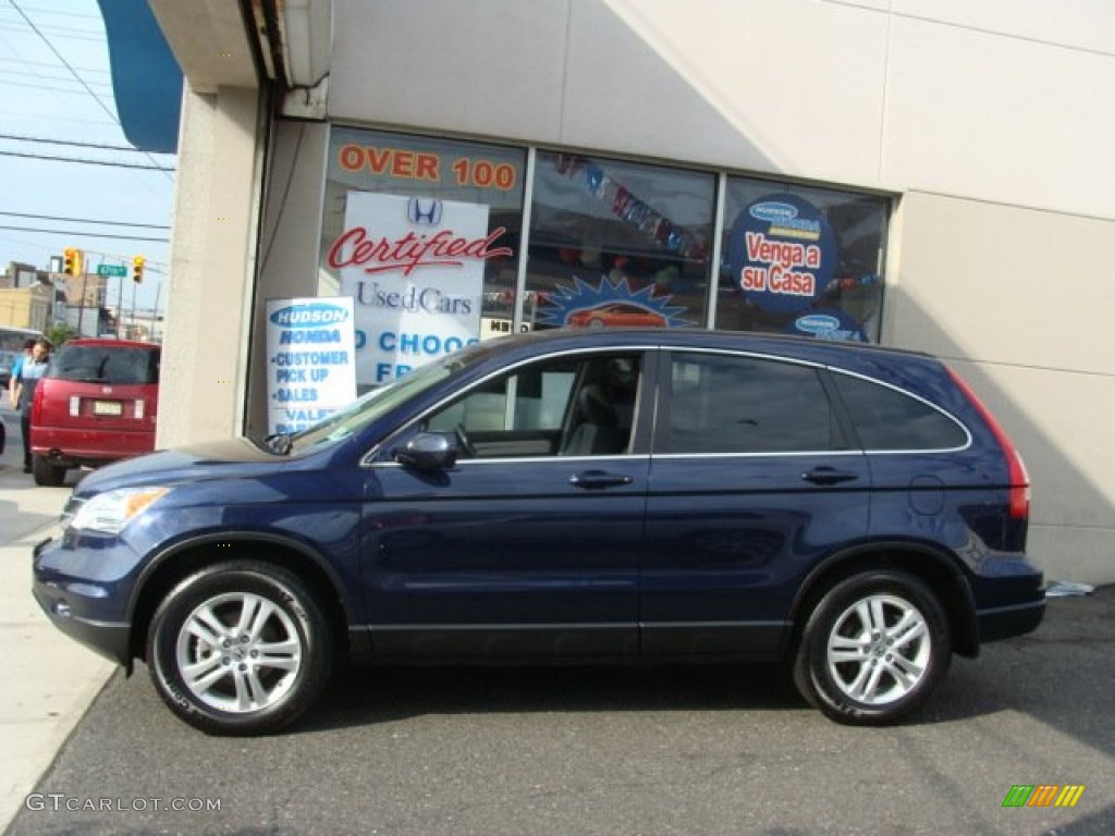 2011 CR-V EX-L 4WD - Royal Blue Pearl / Gray photo #3