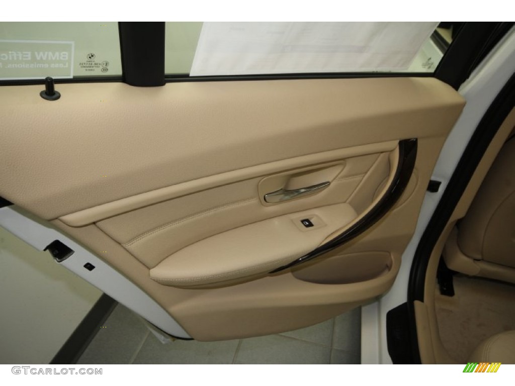 2012 3 Series 335i Sedan - Alpine White / Venetian Beige photo #23