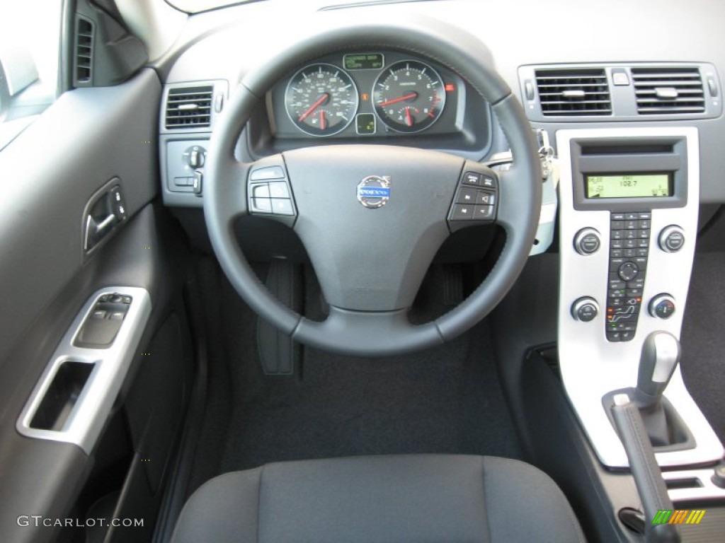 2012 Volvo C30 T5 Off Black Steering Wheel Photo #66902761
