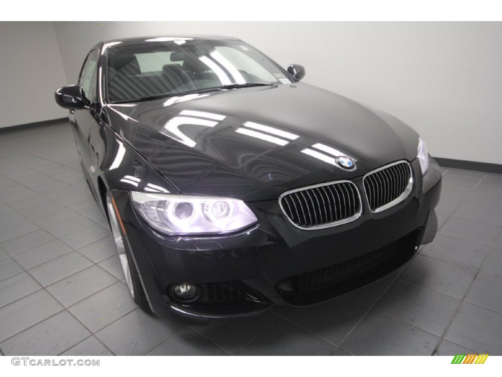 2012 3 Series 335i Coupe - Black Sapphire Metallic / Black photo #5