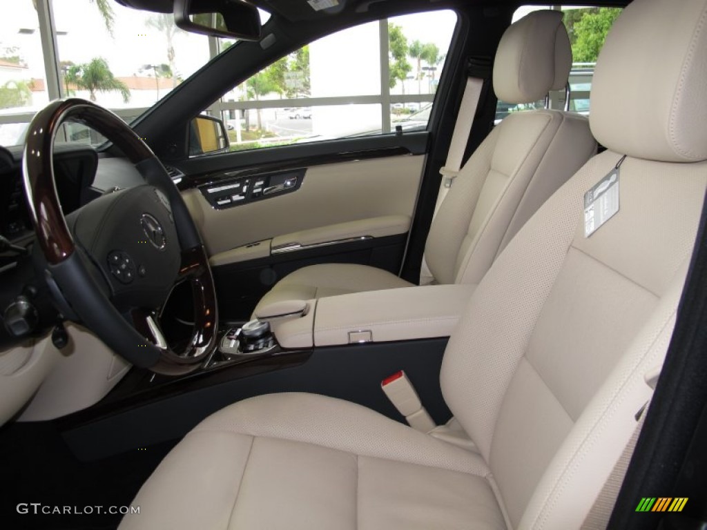 Sahara Beige/Black Interior 2012 Mercedes-Benz S 550 Sedan Photo #66904906