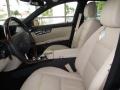 2012 Mercedes-Benz S Sahara Beige/Black Interior Front Seat Photo