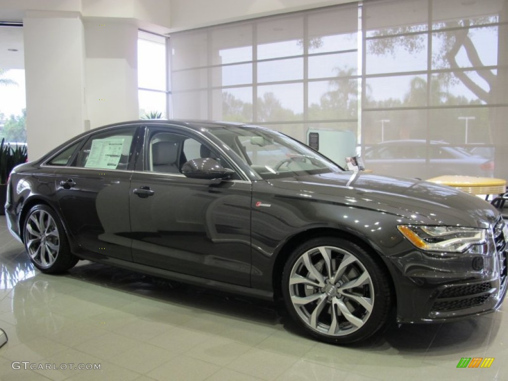 2012 A6 3.0T quattro Sedan - Oolong Gray Metallic / Titanium Gray photo #2