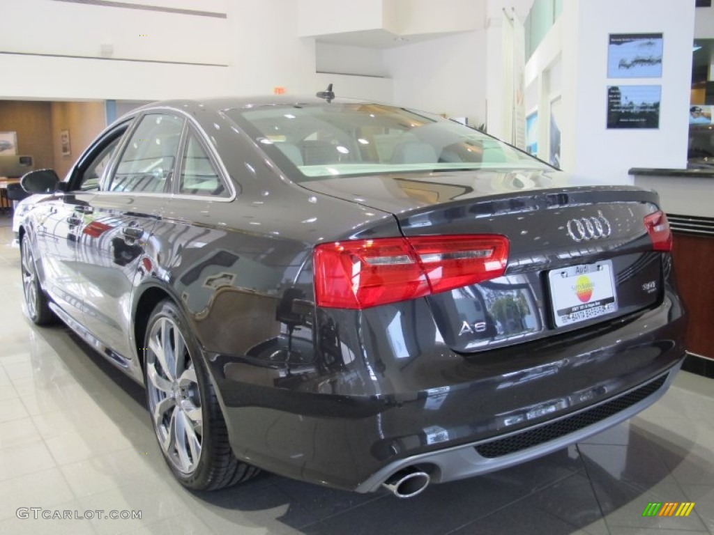 2012 A6 3.0T quattro Sedan - Oolong Gray Metallic / Titanium Gray photo #3