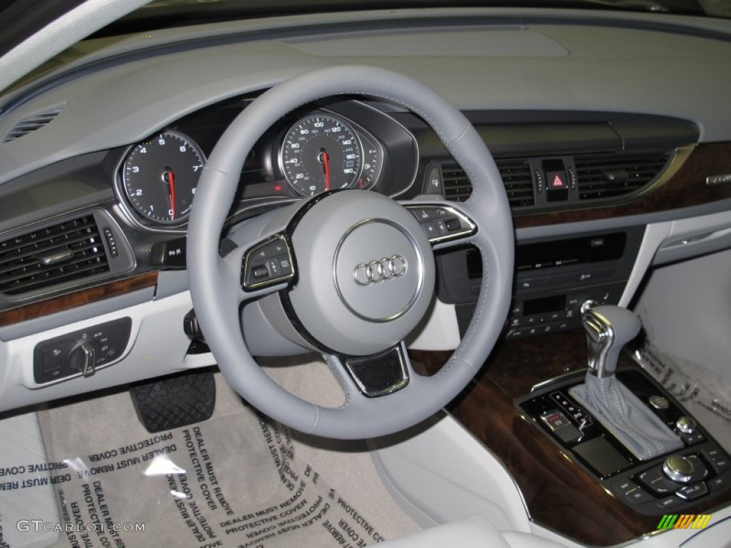 2012 A6 3.0T quattro Sedan - Oolong Gray Metallic / Titanium Gray photo #7