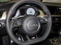 Black 2013 Audi S4 3.0T quattro Sedan Steering Wheel