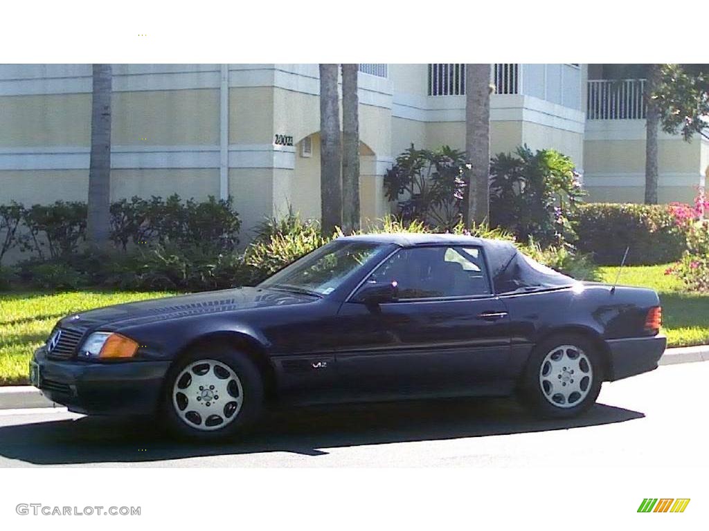 1994 SL 600 Roadster - Midnight Blue / Beige photo #6