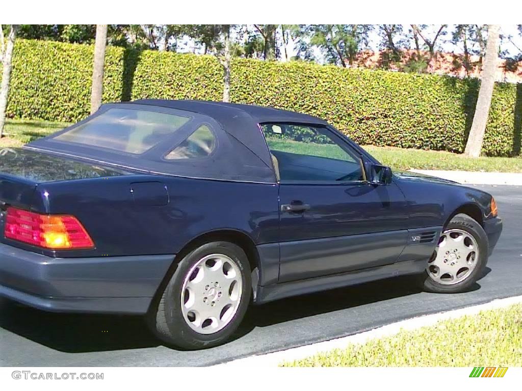 1994 SL 600 Roadster - Midnight Blue / Beige photo #7