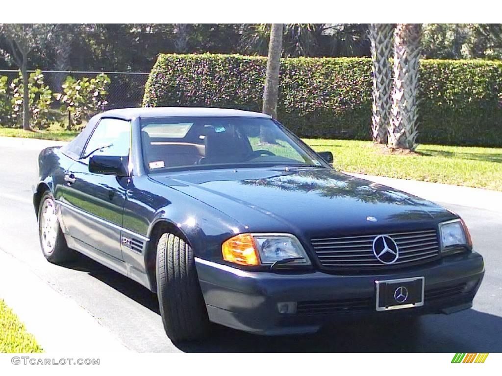 1994 SL 600 Roadster - Midnight Blue / Beige photo #8