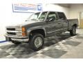 1999 Medium Charcoal Gray Metallic Chevrolet Silverado 2500 LS Crew Cab 4x4  photo #26