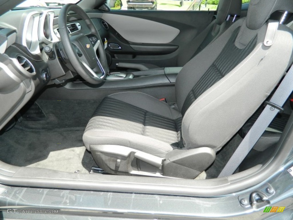 Black Interior 2012 Chevrolet Camaro LS Coupe Photo #66907615