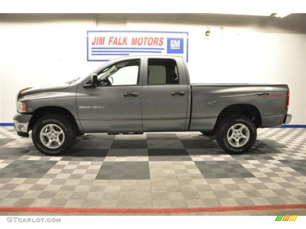 2005 Ram 1500 SLT Quad Cab 4x4 - Mineral Gray Metallic / Dark Slate Gray photo #5