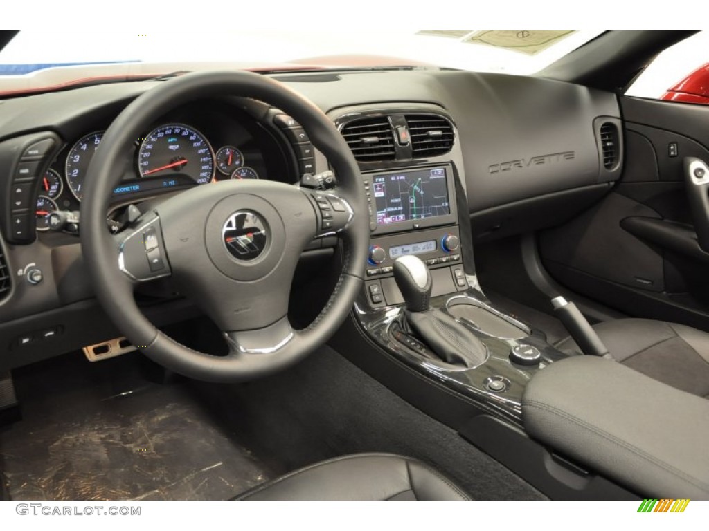 2013 Chevrolet Corvette Grand Sport Coupe Ebony Dashboard Photo #66908308