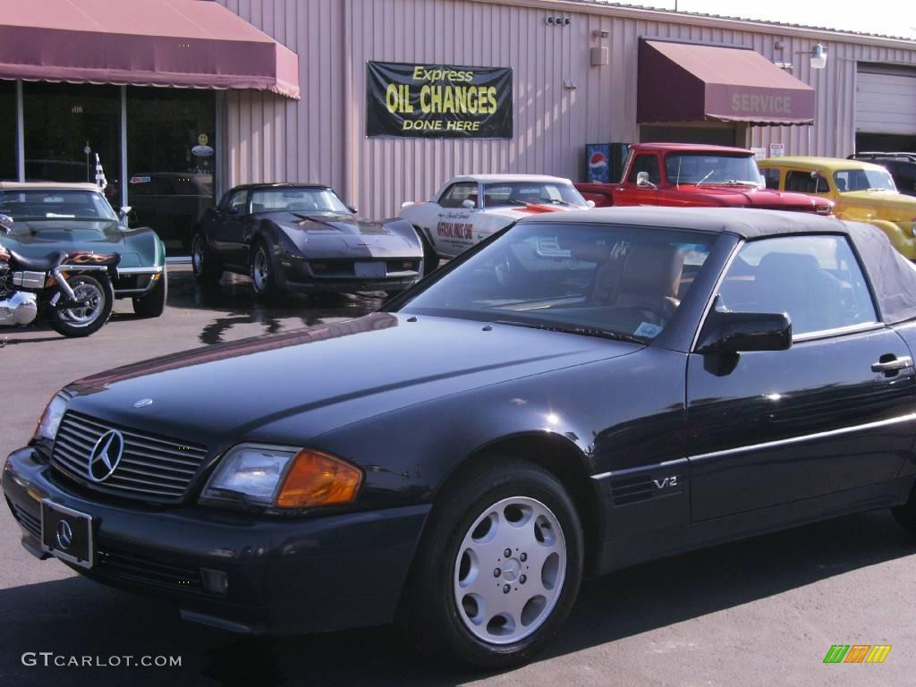 1994 SL 600 Roadster - Midnight Blue / Beige photo #25
