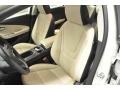 2012 Chevrolet Volt Light Neutral/Dark Accents Interior Front Seat Photo