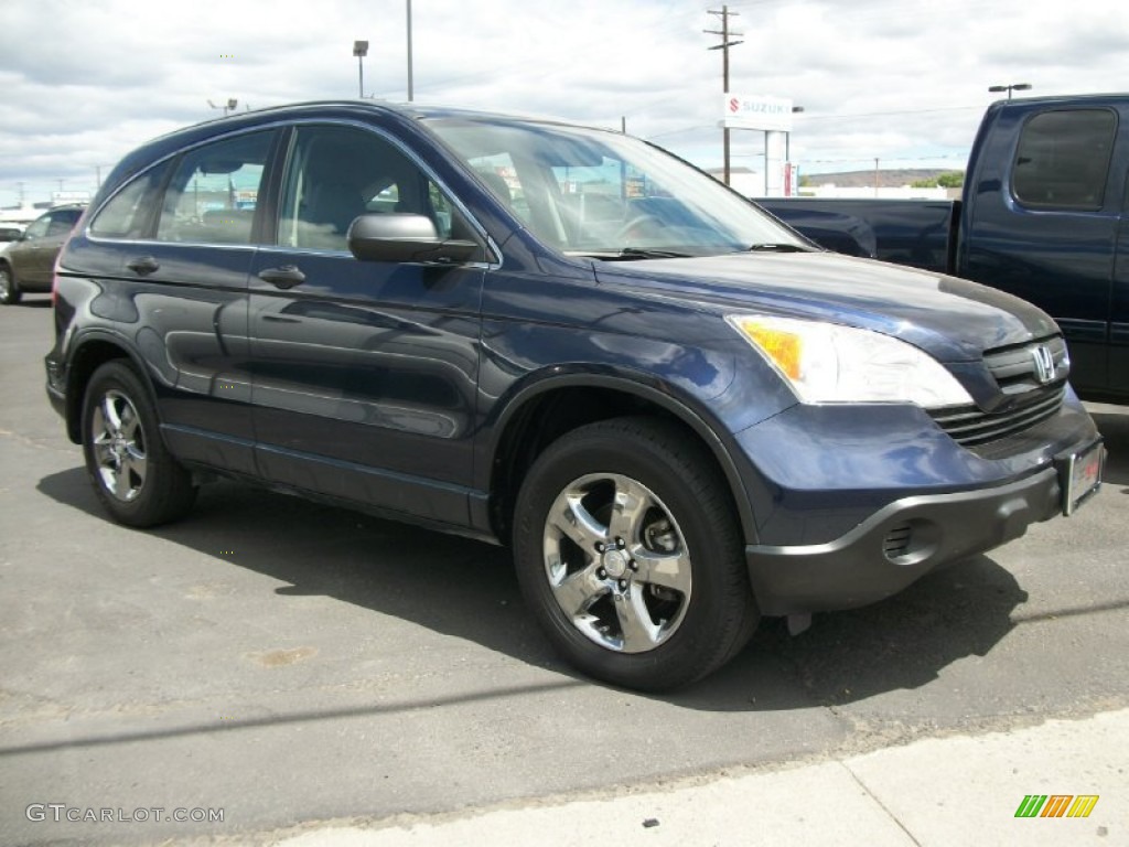 2008 CR-V LX 4WD - Royal Blue Pearl / Gray photo #1