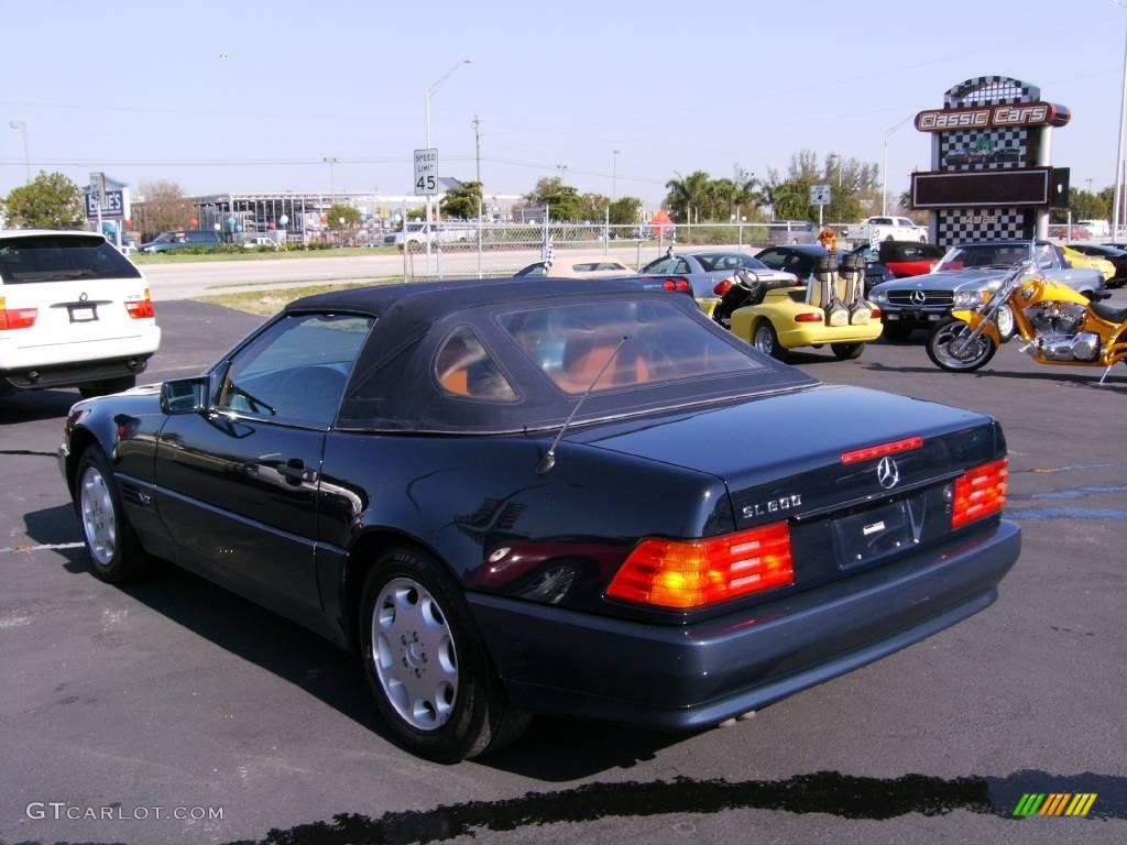 1994 SL 600 Roadster - Midnight Blue / Beige photo #28