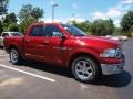2012 Deep Cherry Red Crystal Pearl Dodge Ram 1500 Laramie Crew Cab 4x4  photo #2