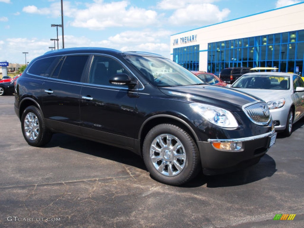 2011 Enclave CXL - Carbon Black Metallic / Ebony/Ebony photo #2