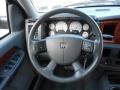 Medium Slate Gray 2006 Dodge Ram 2500 SLT Quad Cab Steering Wheel