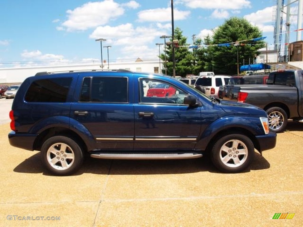 2006 Durango Limited HEMI 4x4 - Patriot Blue Pearl / Dark Khaki/Light Khaki photo #1