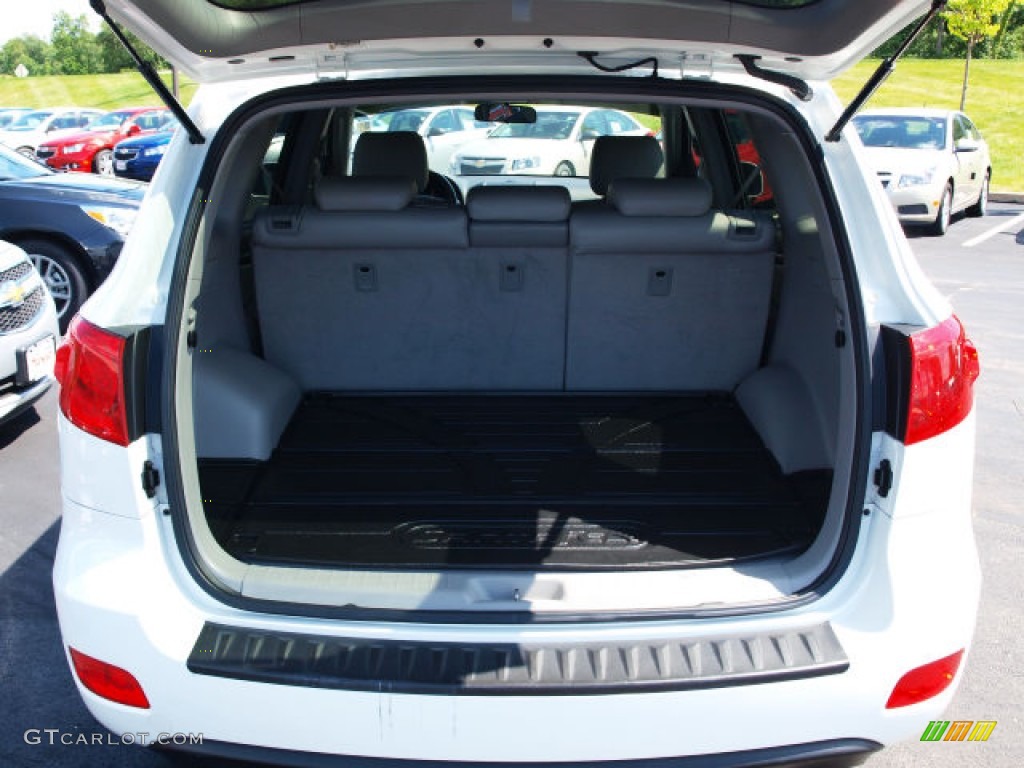 2008 Santa Fe GLS 4WD - Powder White Pearl / Gray photo #5