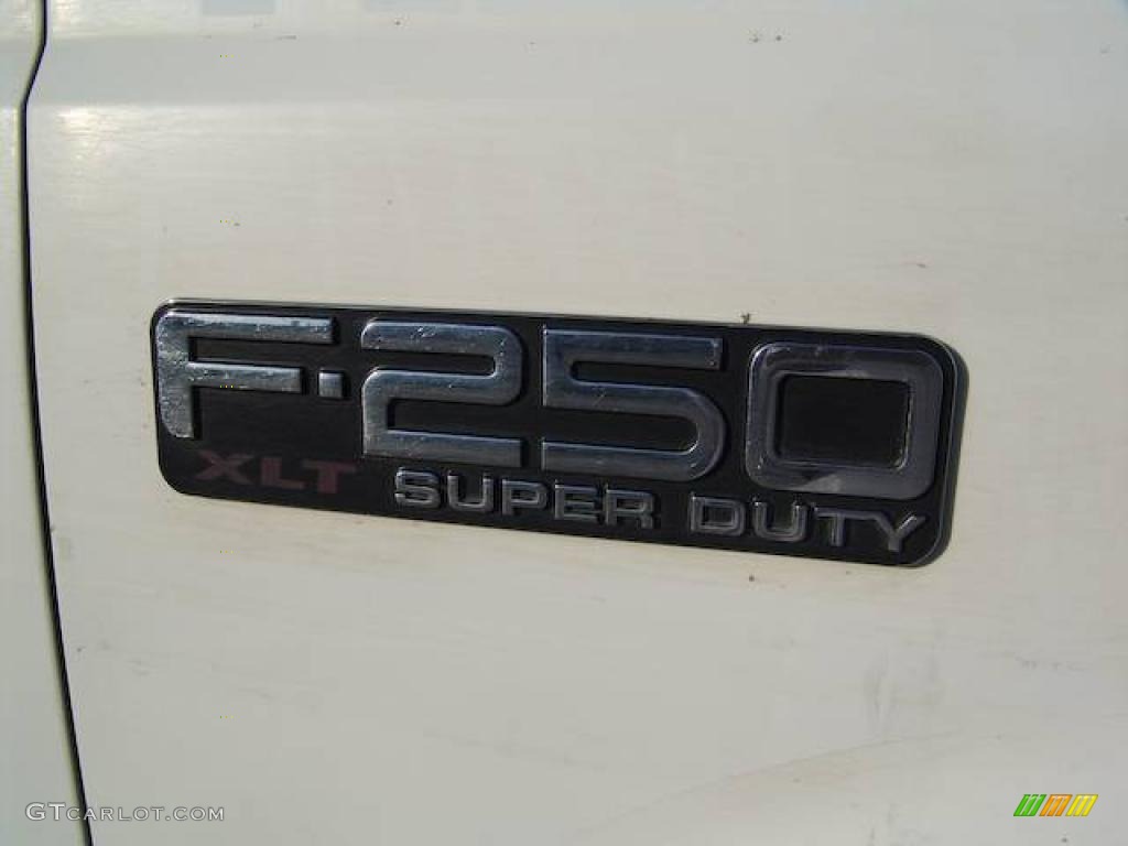 2002 F250 Super Duty XLT SuperCab 4x4 - Oxford White / Medium Flint photo #15