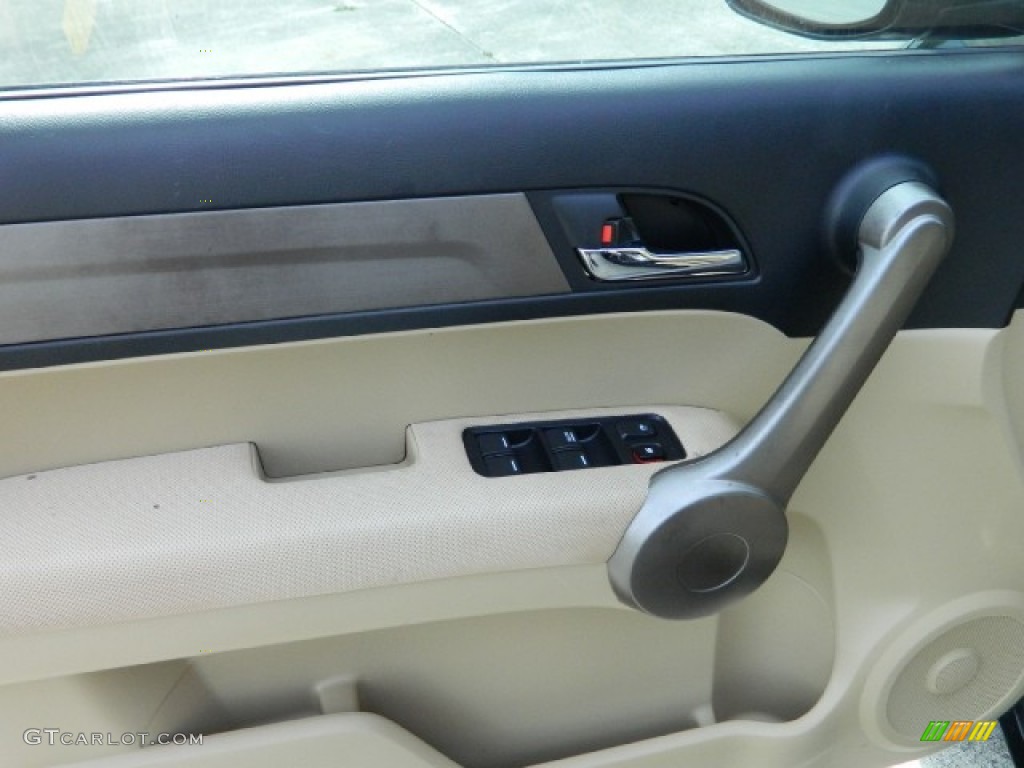 2009 CR-V LX - Crystal Black Pearl / Ivory photo #11