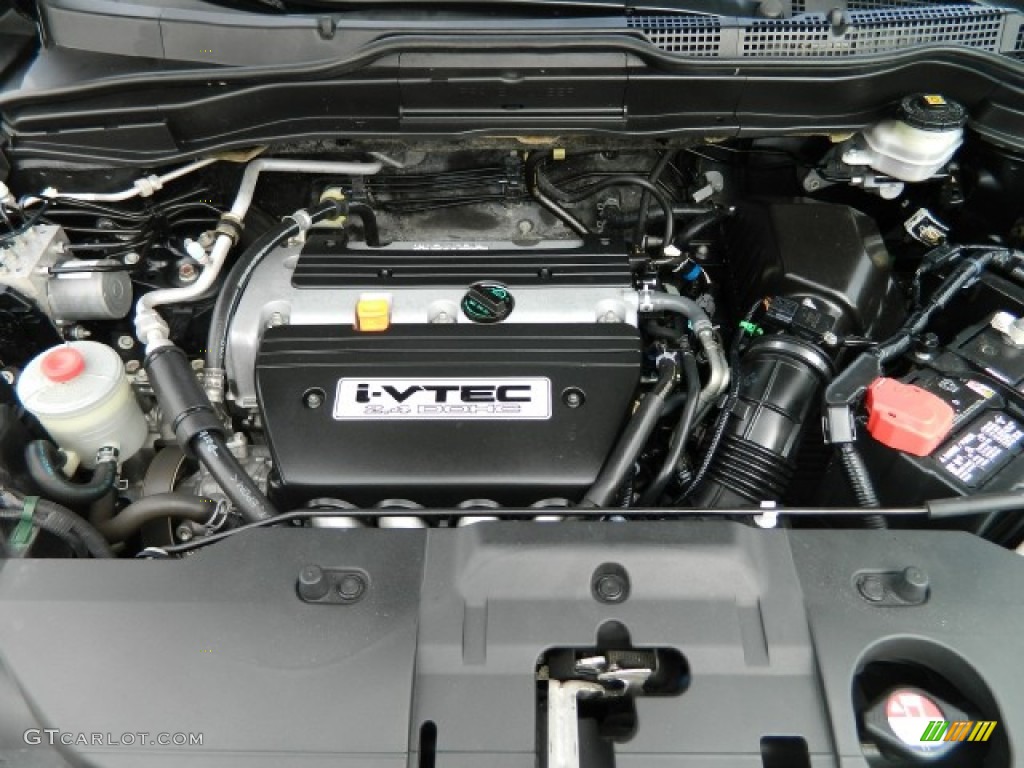 2009 CR-V LX - Crystal Black Pearl / Ivory photo #24