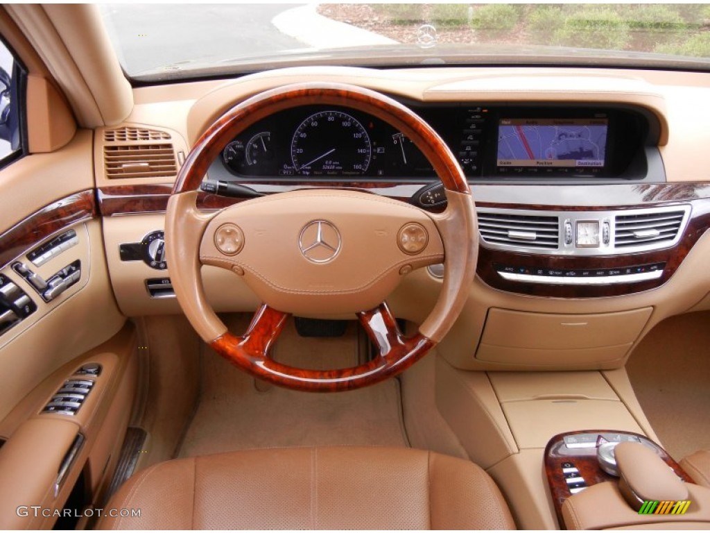 2007 Mercedes-Benz S 550 Sedan designo Armagnac Brown Dashboard Photo #66914017