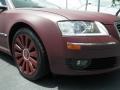2007 Custom Matte Burgundy Audi A8 L 4.2 quattro  photo #2