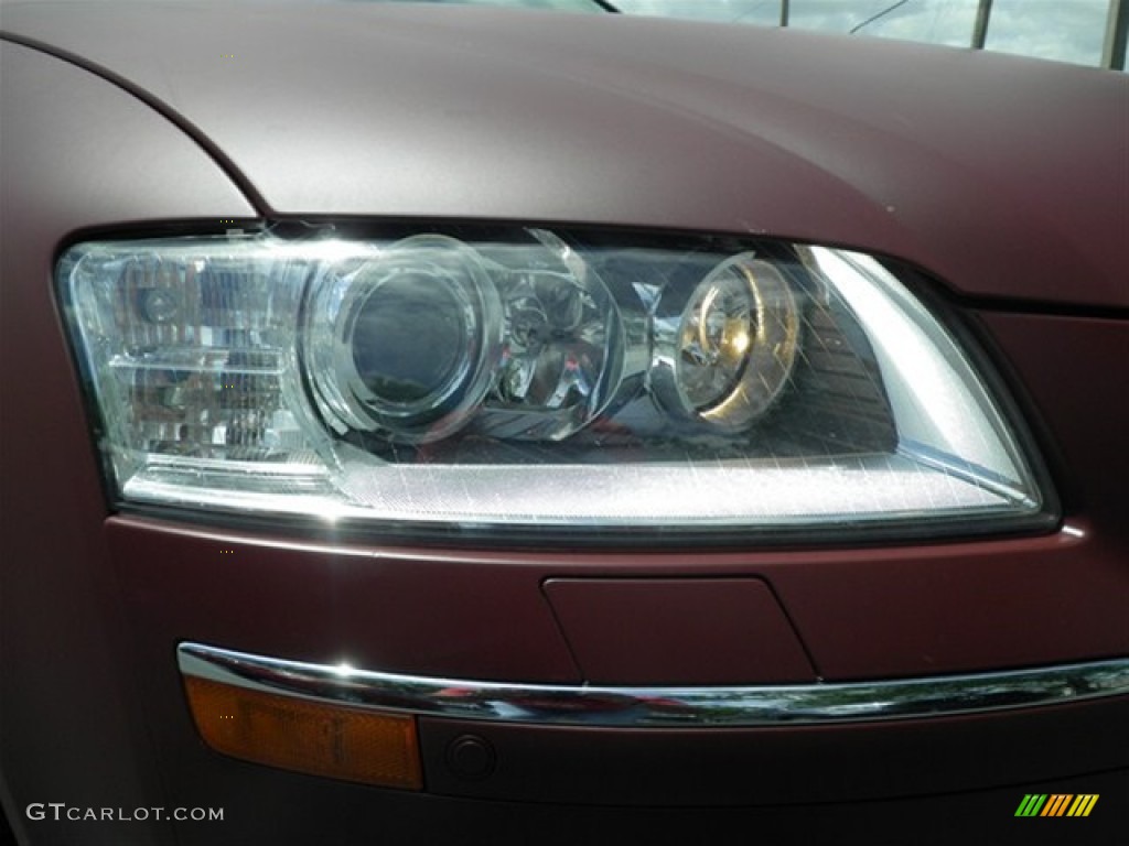 2007 A8 L 4.2 quattro - Custom Matte Burgundy / Sand Beige photo #3