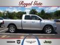 2012 Bright Silver Metallic Dodge Ram 1500 SLT Quad Cab 4x4  photo #1